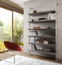 Bookcase (1-Module) . Available In 5 Widths And 5 Beautiful Wood-Grain Melamines