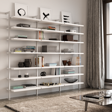 Bookcase (3-Module) . Available In 5 Widths And 5 Beautiful Wood-Grain Melamines