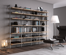 Bookcase (4-Module) <br> Available In 5 Widths And 5 Beautiful Wood-Grain Melamines