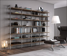 Bookcase (4-Module) <br> Available In 5 Widths And 5 Beautiful Wood-Grain Melamines