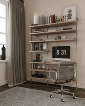 Computer Modular Wallunit (2 Modules) Available In 5 Widths And 5 Beautiful Wood-Grain Melamines