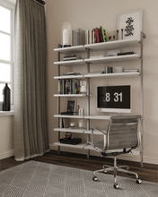 Computer Modular Wallunit (2 Modules) Available In 5 Widths And 5 Beautiful Wood-Grain Melamines