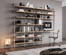 Computer Modular Wallunit (4 Modules) Available In 5 Widths And 5 Beautiful Wood-Grain Melamines