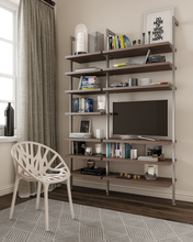 TV Modular Entertainment Centers (2 Modules) Available In 5 Widths And 5 Beautiful Wood-Grain Melamines